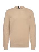 Ecaio-P Tops Knitwear Round Necks Beige BOSS