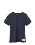 Nkmvincent Ss Top F Noos Tops T-shirts Short-sleeved Navy Name It