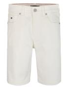 Modern Straight Short White Bottoms Shorts White Tommy Hilfiger